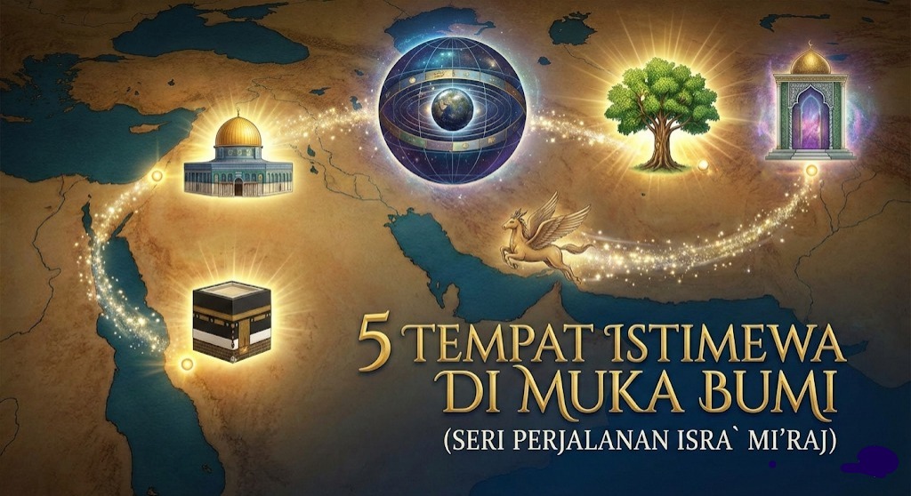 5 TEMPAT ISTIMEWA DI MUKA BUMI (SERI PERJALANAN ISRA` MI’RAJ)